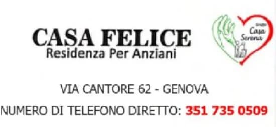 Casa Felice Gruppo Casa Serena - Genova