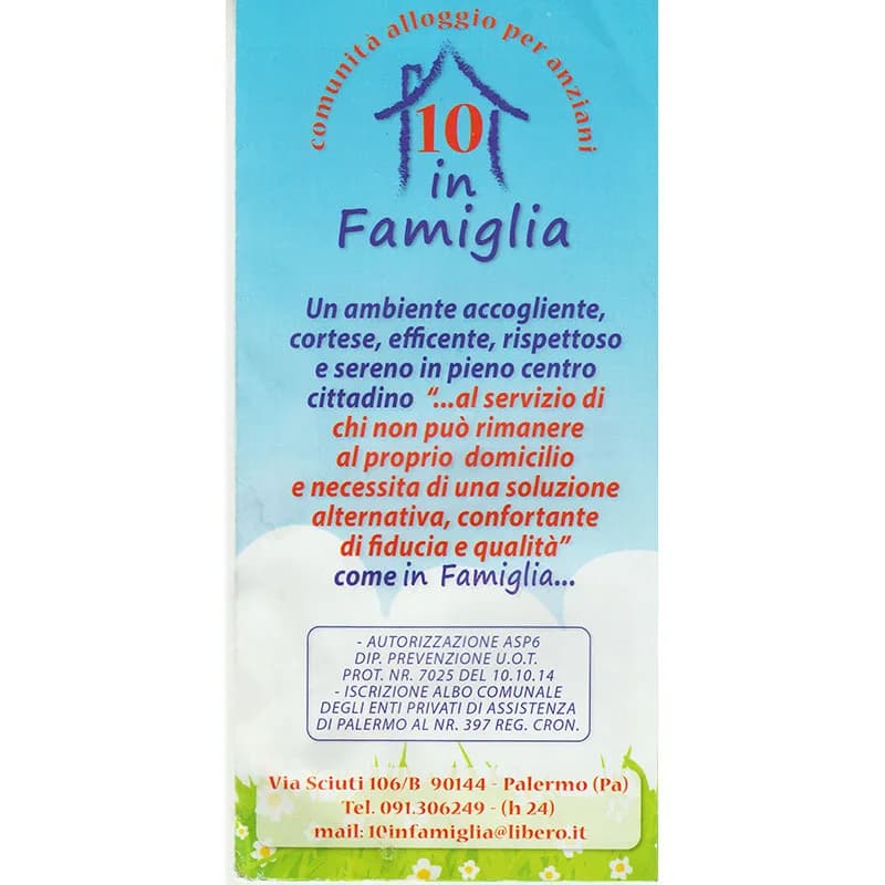 Comunità Alloggio Per Anziani Anita Di Domenico Tudisco - Palermo