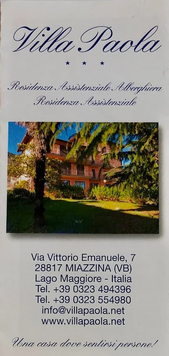 Villa Paola Residenza Assistenziale Alberghiera - Miazzina
